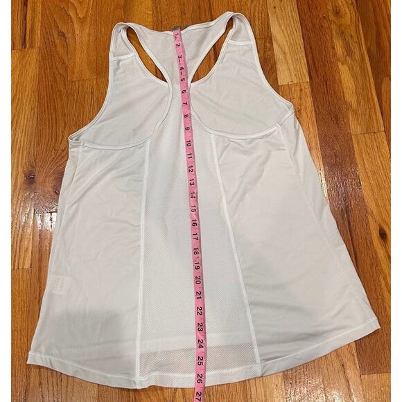 Sweaty Betty Tank Top Women's M White Racerback Workout Shirt Mesh Back Top - Picture 5 of 10